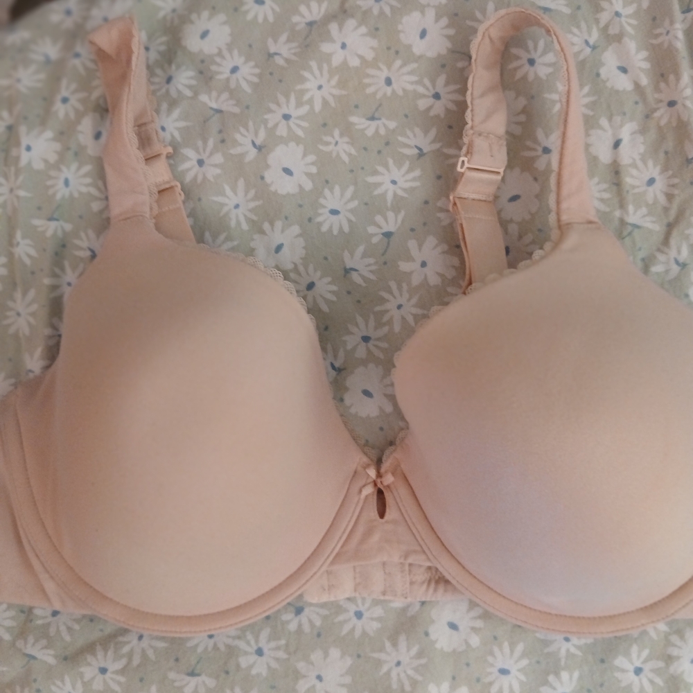 Paramour Soft Beige Underwire Bra Its Pink Light … - image 1